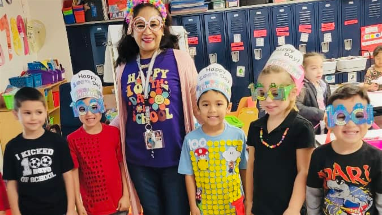 100th Day of School at Peters Colony Elementary